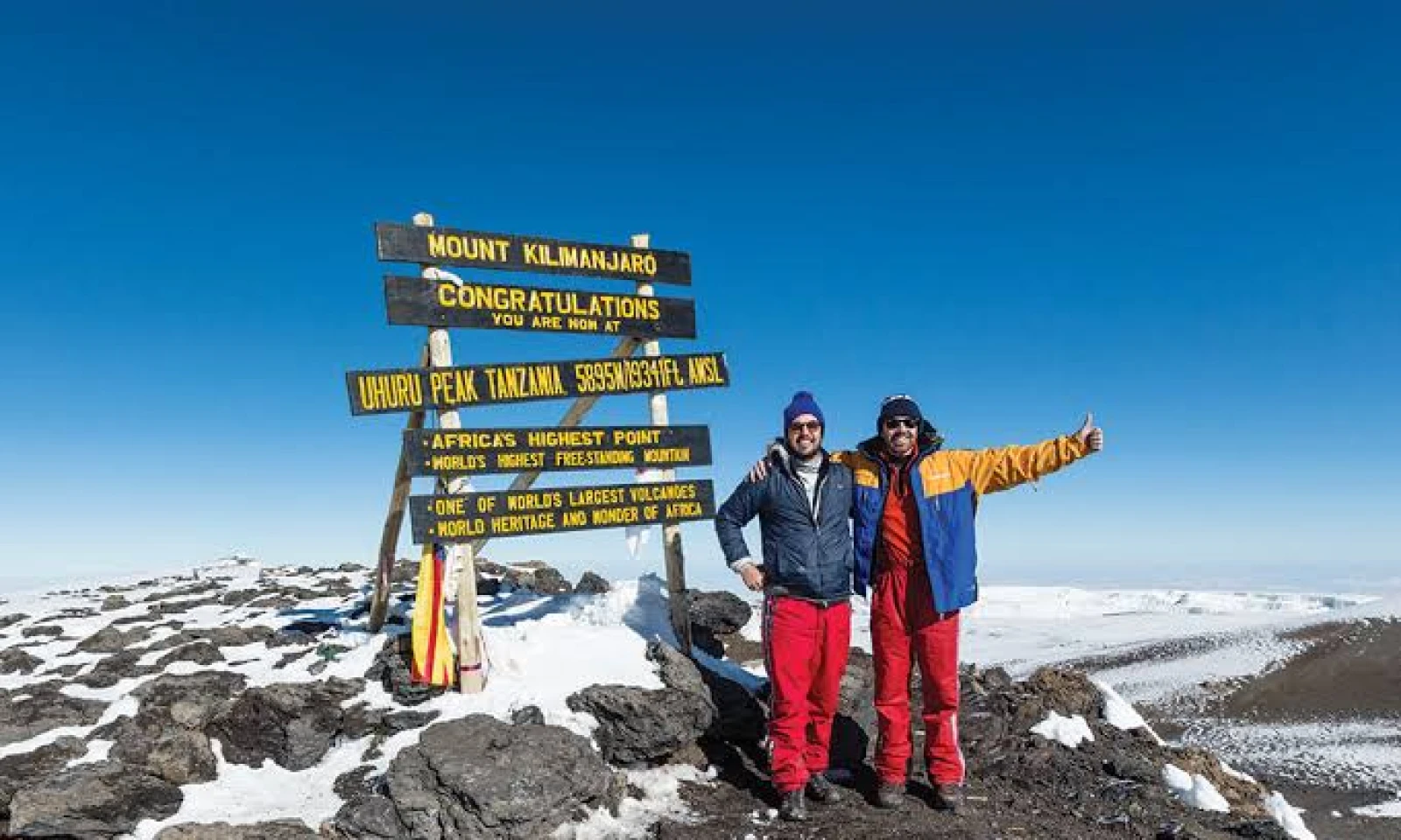 Kibo Huts → Gilman’s Point → Uhuru Peak → Horombo Huts – Summit Day