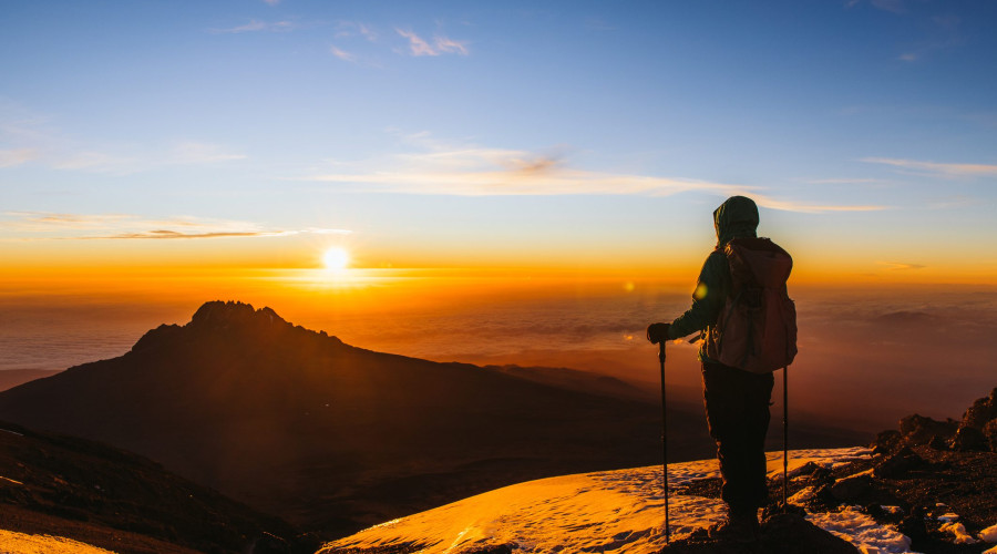 Summit Night-Into the Sky at Midnight