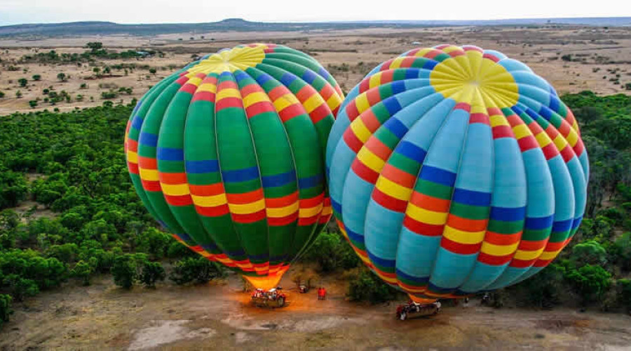 Take a Hot Air Balloon Safari over Nairobi National Park