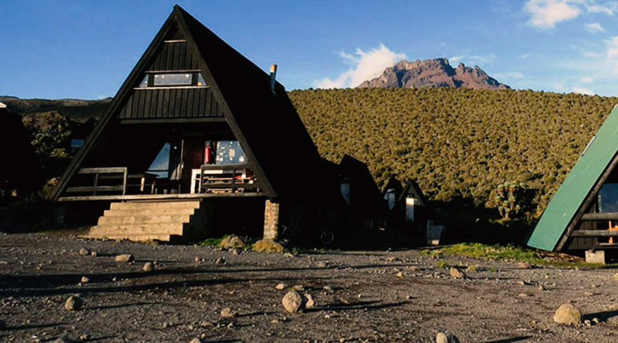 Mountain Huts over Camping